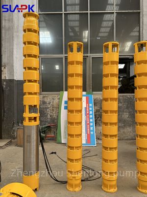 10m³/h-100m³/h QJ Deep well stainless steel submersible pump Suitable for deep wells