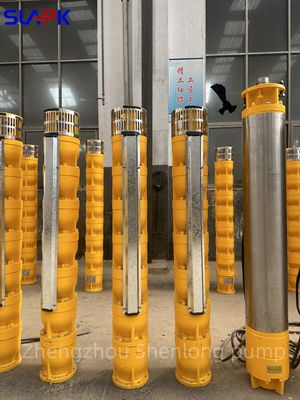 10m³/h-100m³/h QJ Deep well stainless steel submersible pump Suitable for deep wells