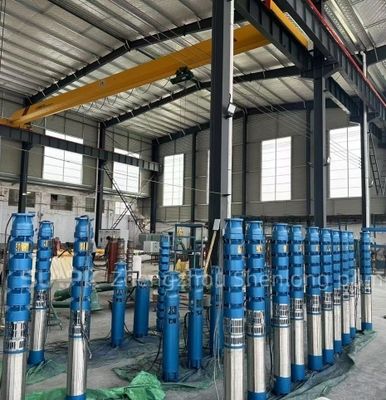 Stainless steel submersible pump Suitable for slightly corrosive liquids Equipped with high-efficiency motor