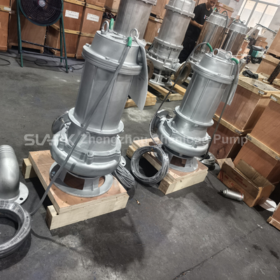 WQP high efficiency 100m3/h stainless steel submersible sewage pump
