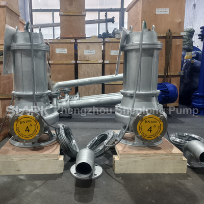 WQP high efficiency 100m3/h stainless steel submersible sewage pump