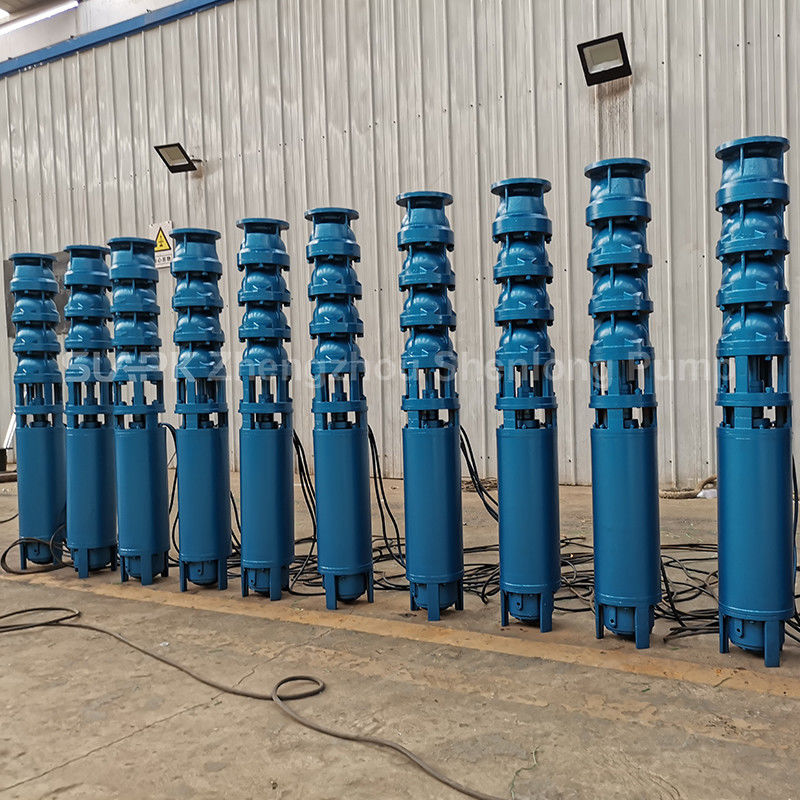 300QJ150-450/13 مضخة غمرة عميقة مع 450m الرأس 150 م 3 / ساعة التدفق والتصميم الطرد المركزي متعددة المراحل