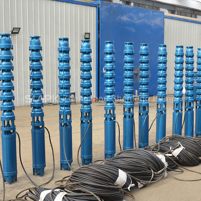 مضخة غطس 600 م3 / ساعة ذات تدفق كبير مع محرك 75 كيلوواط و SS304 Impeller