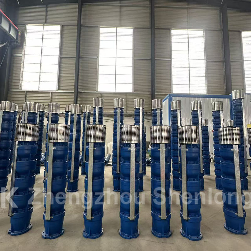 مضخة غطس 600 م3 / ساعة ذات تدفق كبير مع محرك 75 كيلوواط و SS304 Impeller