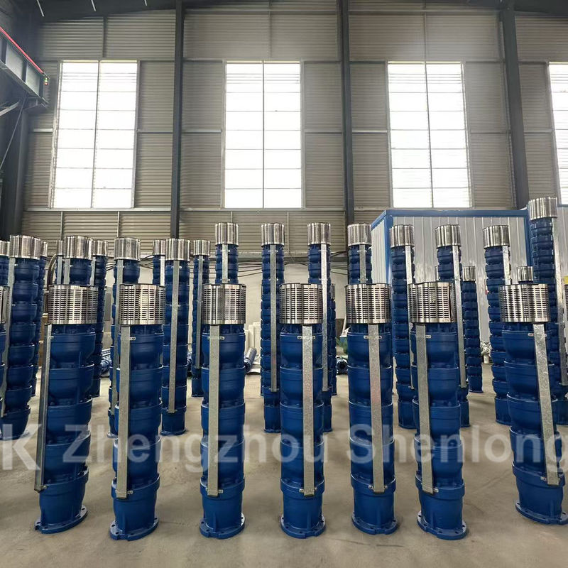 مضخة غطس 600 م3 / ساعة ذات تدفق كبير مع محرك 75 كيلوواط و SS304 Impeller
