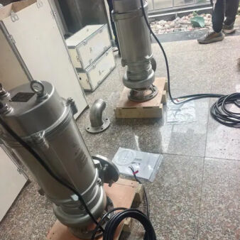 مضخة مياه الصرف الصحي الغاطسة من الفولاذ المقاوم للصدأ 100WQP100-15-7.5KW | مضخة مياه الصرف الصحي مقاومة للتآكل وغير قابلة للانسداد