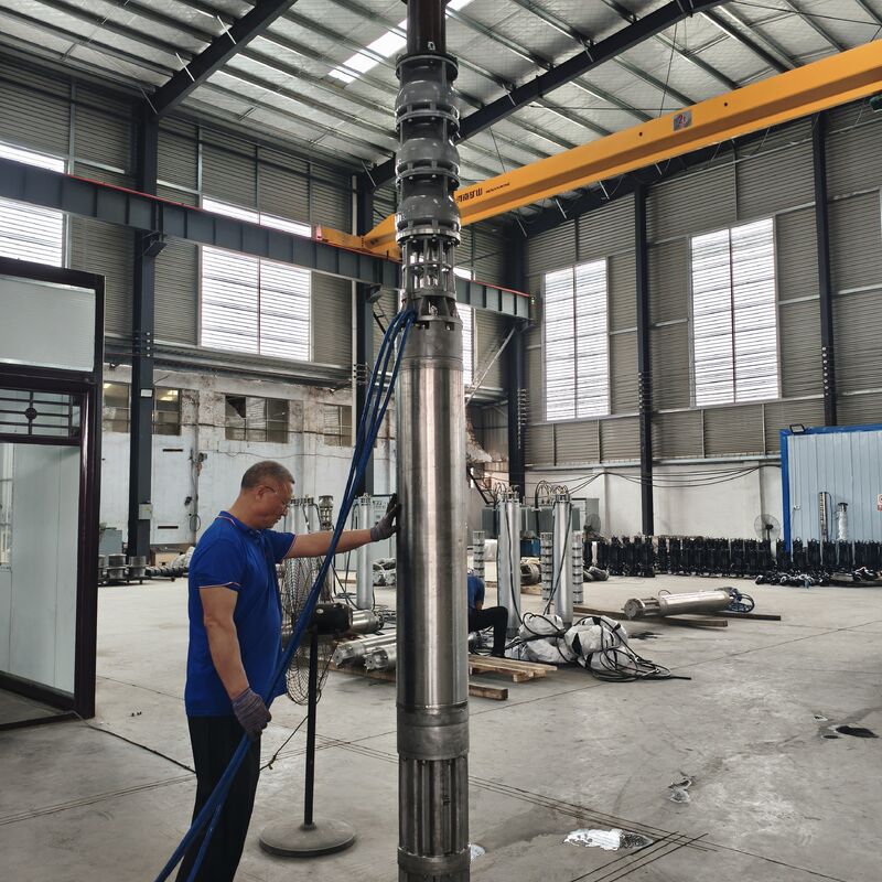 300QJH400-80/2-150KW الفولاذ المقاوم للصدأ عميقة البئر المغمورة مضخة مقاومة للتآكل حل إمدادات المياه للمنصات البحرية