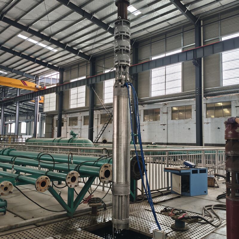 300QJH400-80/2-150KW الفولاذ المقاوم للصدأ عميقة البئر المغمورة مضخة مقاومة للتآكل حل إمدادات المياه للمنصات البحرية
