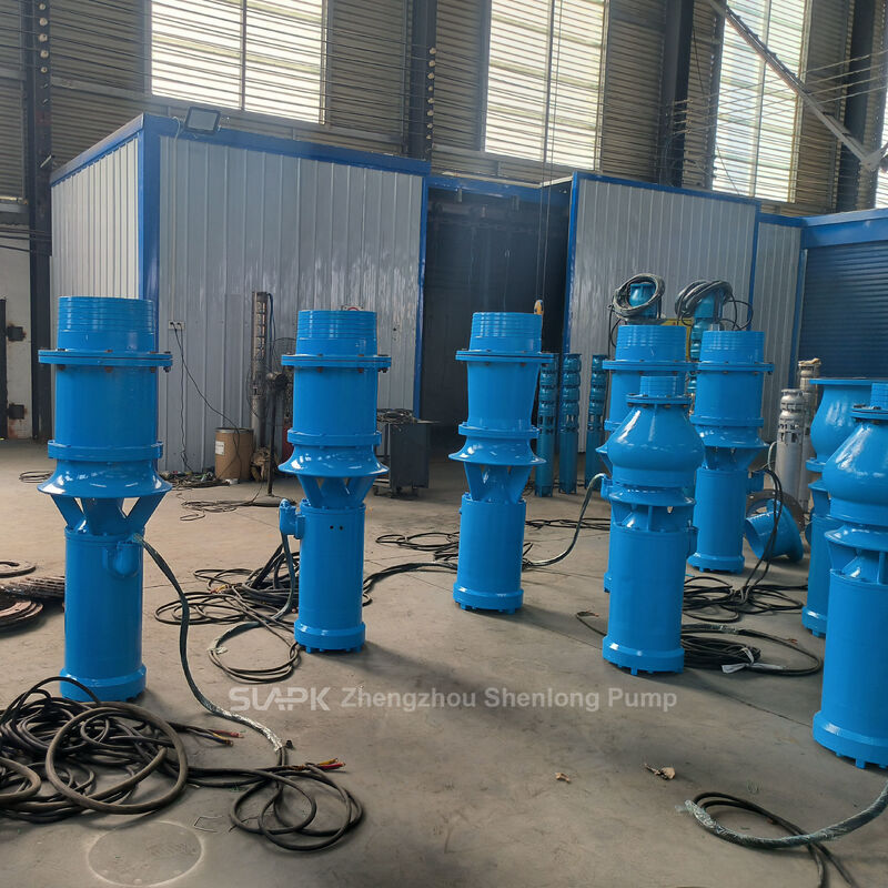 مضخات التدفق المحوري والمختلطة الغارقة ذات التدفق العالي QSZ و QSH مع 260-2,880 m3/h التدفق و 7.5-55 kW الطاقة