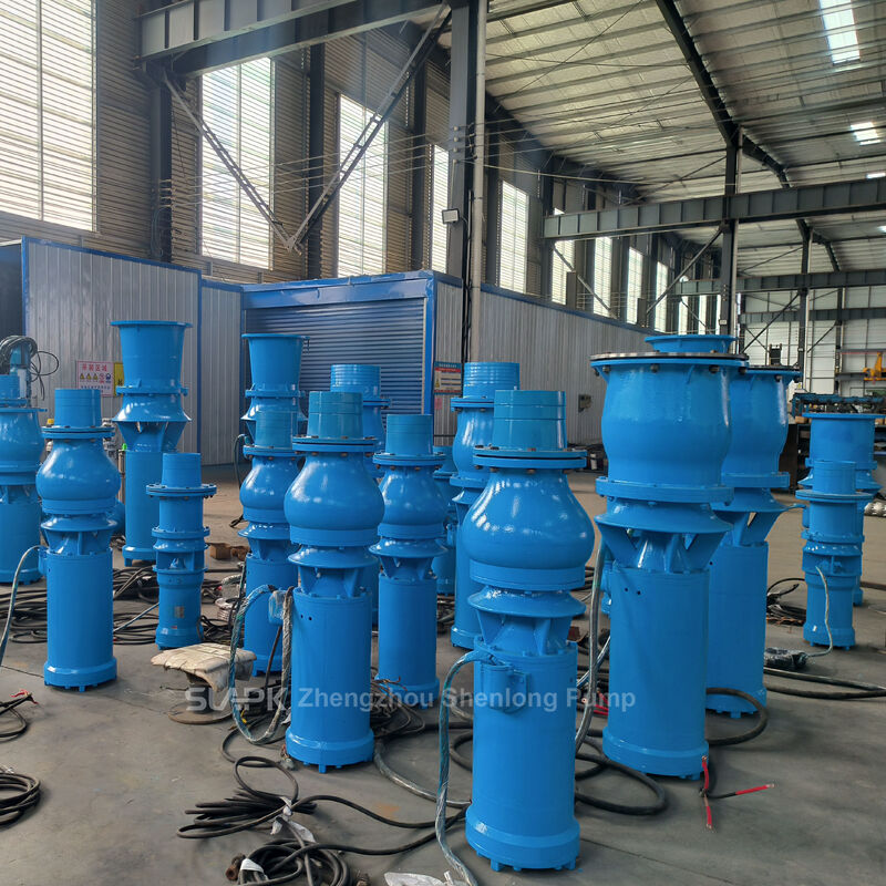 مضخات التدفق المحوري والمختلطة الغارقة ذات التدفق العالي QSZ و QSH مع 260-2,880 m3/h التدفق و 7.5-55 kW الطاقة