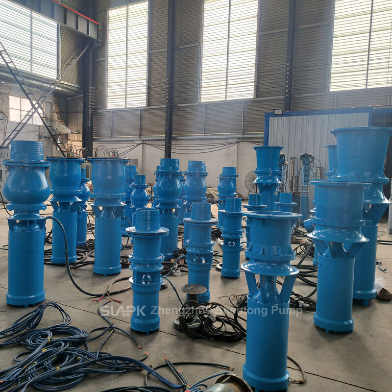 مضخات التدفق المحوري والمختلطة الغارقة ذات التدفق العالي QSZ و QSH مع 260-2,880 m3/h التدفق و 7.5-55 kW الطاقة
