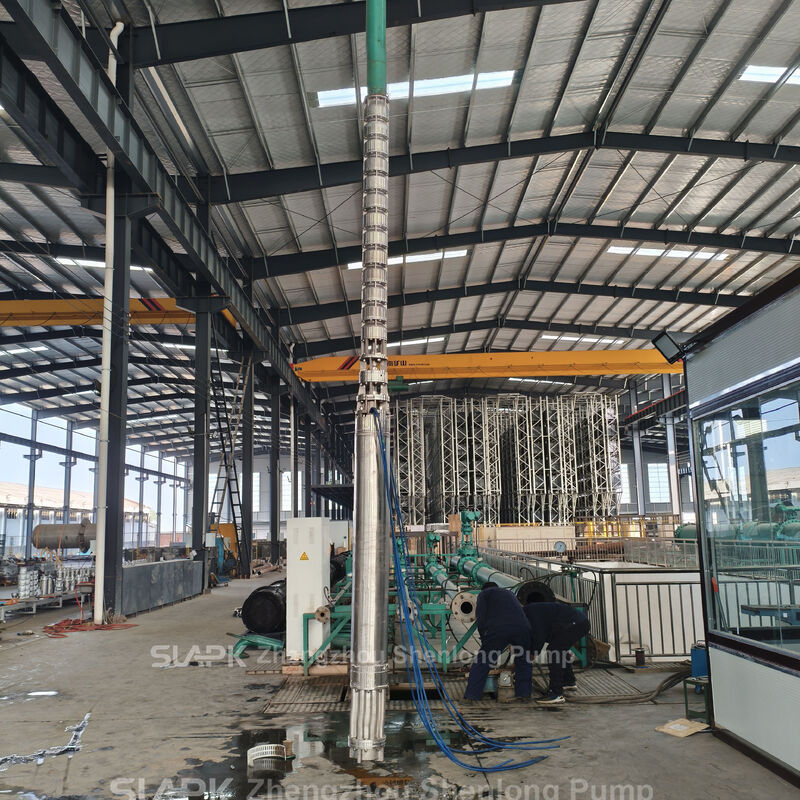 مضخة غاطسة من الفولاذ المقاوم للصدأ 250QJH108-240-132KW برأس 240 مترًا لسحب مياه البحر