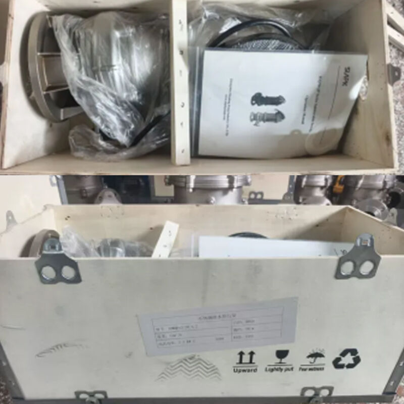 مضخة مياه الصرف الصحي الغائمة من الفولاذ المقاوم للصدأ 45KW 440V 60Hz لتصريف مياه الصرف الصحي عالية التدفق