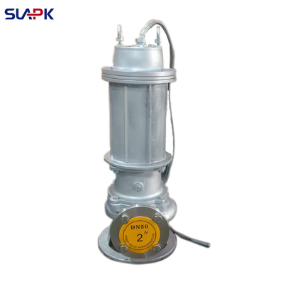 WQP high efficiency 100m3/h stainless steel submersible sewage pump