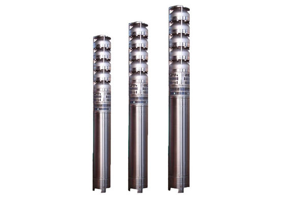 مواد SS مضخات مياه البحر الغارقة بعمق مع معدل تدفق 5-2000m3 / h