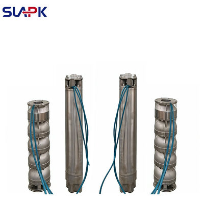قطر البئر 175mm 600mm مضخة مياه البحر الغارقة كابل طول 10 30 مترات قابل للتخصيص