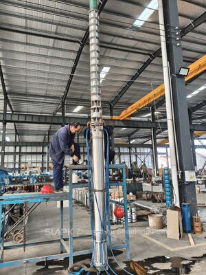 مضخة الغوص المقاومة للتآكل من الفولاذ المقاوم للصدأ فائقة المزدوجة لمياه البحر عالية الملوحة