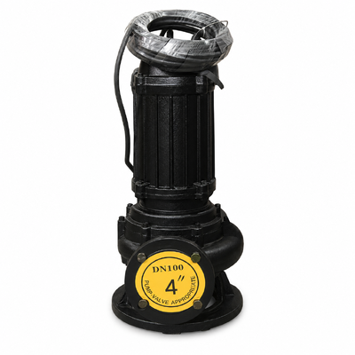 مضخة صرف صحي غاطسة 100WQ80-20-7.5kW بتدفق 80 متر مكعب/ساعة، وارتفاع 20 متر، ومحرك 7.5 كيلوواط لتصريف مياه الصرف الصحي