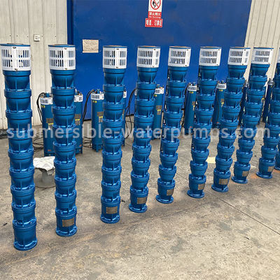 300 متر رأس عميقة البئر حفرة مضخة غطس 220kw