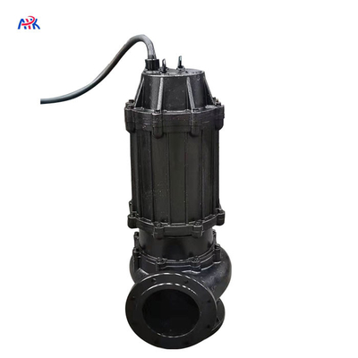 مضخة مياه الصرف الصحي الغاطسة 55kw WQ 600m3 / H Flow 20 Head